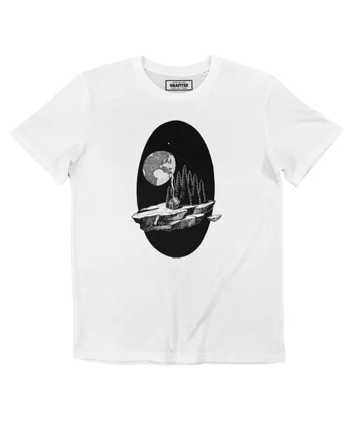 T-shirt Confinement - Illustration Maison Isolée | Grafitee