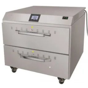 Tiroir chauffant avec controlleur electronique en haut 