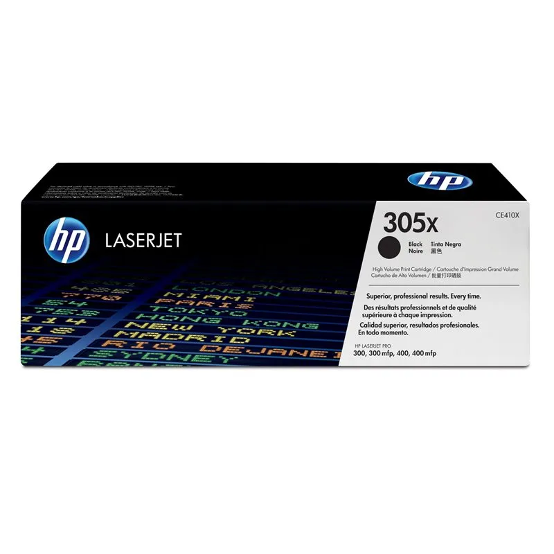 Toner pour HP Color LaserJet Pro M451dn - noir - XL - CE410X