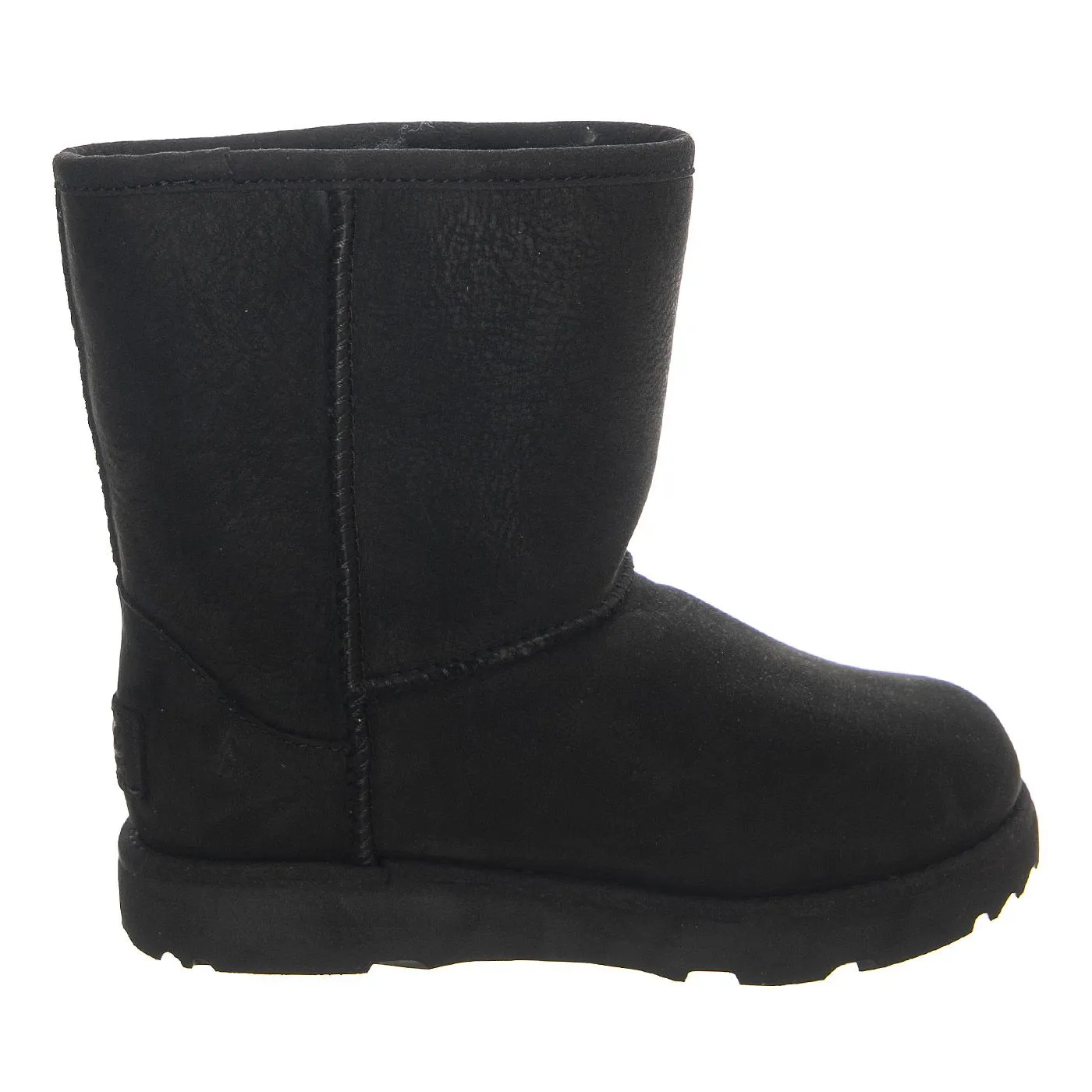 Ugg Classic Weather Short II Black K - Stivaletti Bambino Neri    