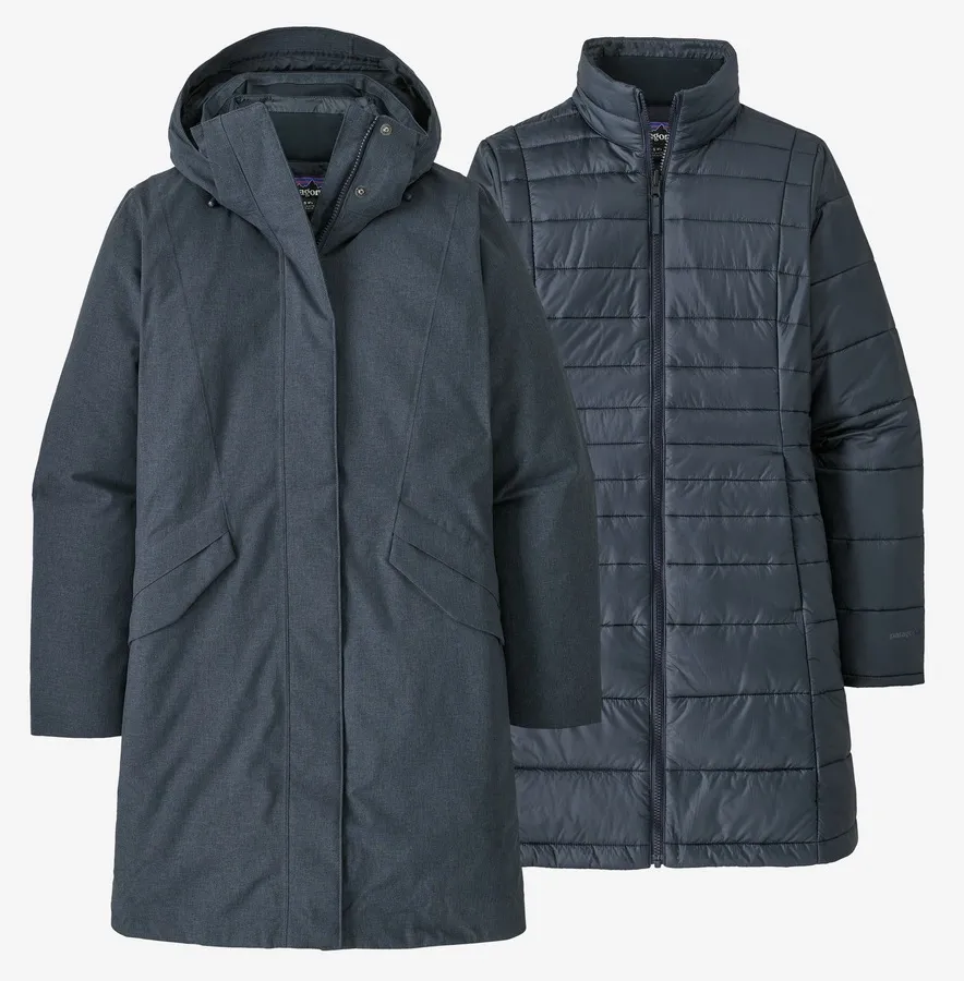 Veste Patagonia Vosque 3-in-1 Parka Women Smolder Blue